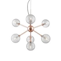 Lustre Pendente Quality Atomy Dourado G9 - 7 Lâmpadas