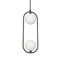 Lustre Pendente Quality Cadre 1334 G9 Bivolt Preto Branco
