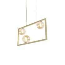 Lustre Pendente Quality Orbit II 1556 Dourado G9 Bivolt Lustre Pendente Quality Orbit II 1556 Dourado G9 Bivolt