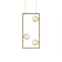 Lustre Pendente Quality Orbit II 1557 Dourado G9 Bivolt
