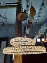 Lustre Pendente Redondo Led Cristal