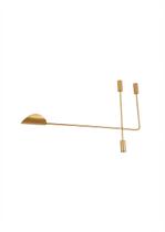 Lustre Pendente Remo Industrial Retângular Dourado 1,30m 780