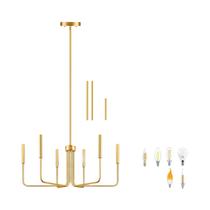 Lustre Pendente Retrô Industrial De Ferro Para Sala De Estar E Sala De Jantar AC110-260V