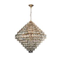 Lustre Pendente Sala de Jantar Cristal Legítimo Florença Belle 80CM Bivolt