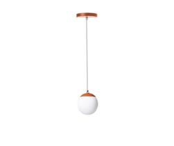 Lustre Pendente Sala Interno Retro Bola Alumínio Decorações