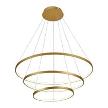 Lustre Pendente Sindora Dcd015002 Dourado Led Bivolt Lustre Pendente Sindora Dcd015002 Dourado Led Bivolt
