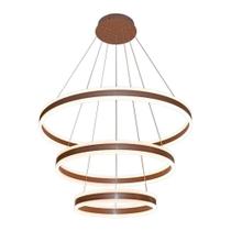 Lustre Pendente Sindora Dcd03003 Marrom Led Bivolt