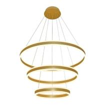 Lustre Pendente Sindora DCD03004 Dourado Led Bivolt Lustre Pendente Sindora DCD03004 Dourado Led Bivolt