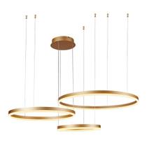 Lustre Pendente Sindora Qd05348 Dourado Led Bivolt