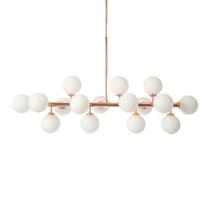 Lustre Pendente Skylight Cotton 3027-1 Rose Gold G9 Bivolt