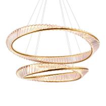 Lustre Pendente Skylight Domino 4017 Dourado Led Bivolt Dourado-transparente Lustre Pendente Skylight Domino 4017 Dourado Led Bivolt Dourado-transparente