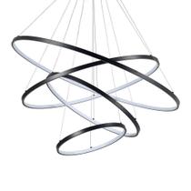 Lustre Pendente Skylight Júpiter 3038 Led Bivolt Preto Lustre Pendente Skylight Júpiter 3038 Led Bivolt Preto