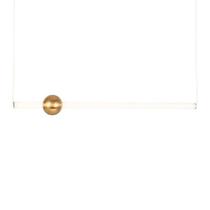 Lustre Pendente Skylight Line 3041 Dourado Led Bivolt Dourado-branco