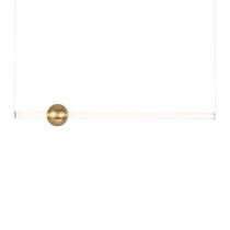 Lustre Pendente Skylight Line 3041 Dourado Led Bivolt Lustre Pendente Skylight Line 3041 Dourado Led Bivolt
