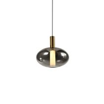 Lustre Pendente Skylight Spia 4090 19cm Led Bivolt Dourado / Fumê Lustre Pendente Skylight Spia 4090 19cm Led Bivolt Dourado / Fumê