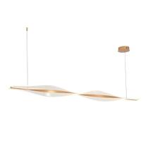 Lustre Pendente Skylight Yeux 4075 Led Bivolt Dourado / Transparente Sky-4075 Lustre Pendente Skylight Yeux 4075 Led Bivolt Dourado / Transparente Sky-4075