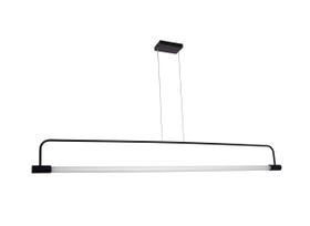 Lustre Pendente Slim Tubular T8 125cm Preto 101
