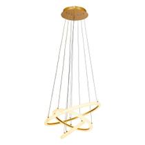 Lustre Pendente Space Orbital Triple Led 49W Luz 3000K