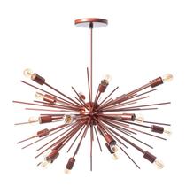 Lustre Pendente Sputnik Alumínio Luxo 18 Braços E27 Design Moderno Sala Jantar Lustre Pendente Sputnik Alumínio Luxo 18 Braços E27 Design Moderno Sala Jantar