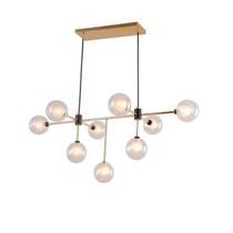 Lustre Pendente Startec Manhattan Dourado Bivolt G9