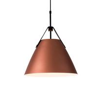 Lustre Pendente Startec RPX Couro - Branco, Preto ou Cobre