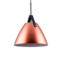 Lustre Pendente Startec Rpx Couro E27 Bivolt Cobre Lustre Pendente Startec Rpx Couro E27 Bivolt Cobre
