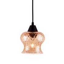 Lustre Pendente Taschibra Aisha Boreal Conhaque E27 Bivolt