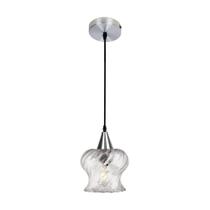 Lustre Pendente Taschibra Aisha Rigato E27 Transparente Bivolt Prata Lustre Pendente Taschibra Aisha Rigato E27 Transparente Bivolt Prata