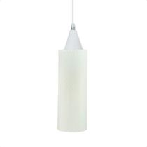 Lustre Pendente Taschibra Anne 20cm Leitoso E27 Bivolt Branco Lustre Pendente Taschibra Anne 20cm Leitoso E27 Bivolt Branco