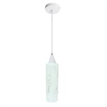 Lustre Pendente Taschibra Anne Murano Leitoso Transparente E27 Bivolt Branco Lustre Pendente Taschibra Anne Murano Leitoso Transparente E27 Bivolt Branco