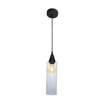 Lustre Pendente Taschibra Anne Rigato E27 Transparente Bivolt Preto Lustre Pendente Taschibra Anne Rigato E27 Transparente Bivolt Preto