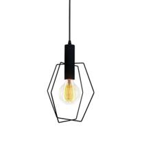 Lustre Pendente Taschibra Aramado Uni 608 Preto E27 Bivolt
