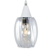 Lustre Pendente Taschibra Badih P Canelado E27 Transparente Bivolt