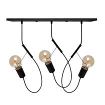 Lustre Pendente Taschibra Bungee Preto 3xe27 Bivolt Lustre Pendente Taschibra Bungee Preto 3xe27 Bivolt