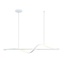 Lustre Pendente Taschibra Coaster Led Bivolt Branco 3000k Luz Amarela 15051052