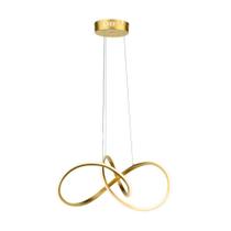 Lustre Pendente Taschibra Design Tóquio 30w Led 45cm Luz Quente 3000k Bivolt Ouro Lustre Pendente Taschibra Design Tóquio 30w Led 45cm Luz Quente 3000k Bivolt Ouro
