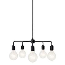 Lustre Pendente Taschibra Drops Preto Para 5 Lâmpadas E27 Bivolt Lustre Pendente Taschibra Drops Preto Para 5 Lâmpadas E27 Bivolt