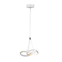Lustre Pendente Taschibra Dubai 15w Led 25cm Luz Quente 3000k Bivolt Branco Lustre Pendente Taschibra Dubai 15w Led 25cm Luz Quente 3000k Bivolt Branco