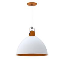 Lustre Pendente Taschibra Factory Cúpula G E27 Bivolt Branco Fosco Lustre Pendente Taschibra Factory Cúpula G E27 Bivolt Branco Fosco