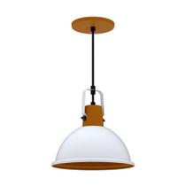 Lustre Pendente Taschibra Factory Cúpula M E27 Bivolt Branco Fosco Lustre Pendente Taschibra Factory Cúpula M E27 Bivolt Branco Fosco