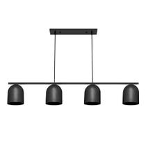 Lustre Pendente Taschibra Folk E27 Bivolt U Preto Unica 02110284-18 Lustre Pendente Taschibra Folk E27 Bivolt U Preto Unica 02110284-18
