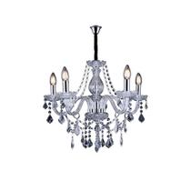 Lustre Pendente Taschibra Glam 5 Transparente E14 Bivolt Lustre Pendente Taschibra Glam 5 Transparente E14 Bivolt
