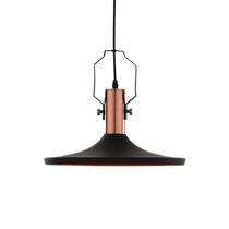 Lustre Pendente Taschibra Horn Preto E27 Bivolt