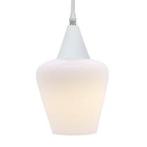 Lustre Pendente Taschibra Monalisa Branco Leitoso E27 Bivolt Branco Lustre Pendente Taschibra Monalisa Branco Leitoso E27 Bivolt Branco
