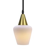 Lustre Pendente Taschibra Monalisa Branco Leitoso E27 Bivolt