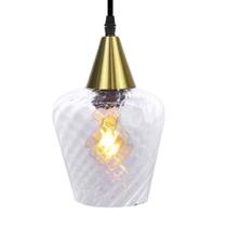 Lustre Pendente Taschibra Monalisa Transparente E27 Bivolt Ouro