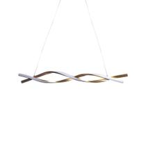 Lustre Pendente Taschibra Paris Led Bivolt Ouro Fosco