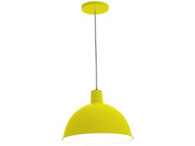 Lustre Pendente Taschibra Td 821 E27 Bivolt Amarelo Lustre Pendente Taschibra Td 821 E27 Bivolt Amarelo