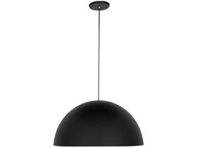 Lustre Pendente Taschibra Td 821f Grande E27 Bivolt Preto Fosco