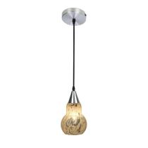 Lustre Pendente Taschibra Verona E27 Transparente Leitoso Bivolt Prata
